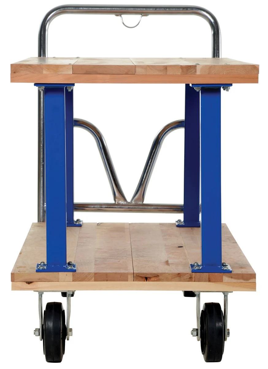 Vestil Manufacturing Corp Double & Triple Decker Hardwood Platform Carts - Image 6