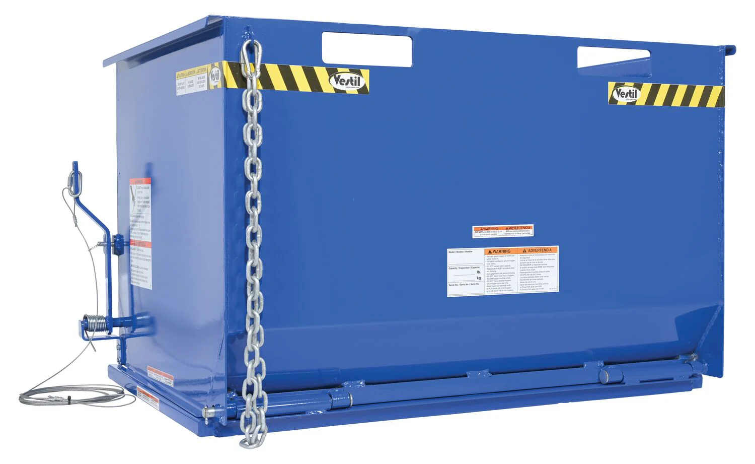 Vestil Manufacturing Corp Drop Bottom Hopper - Image 2