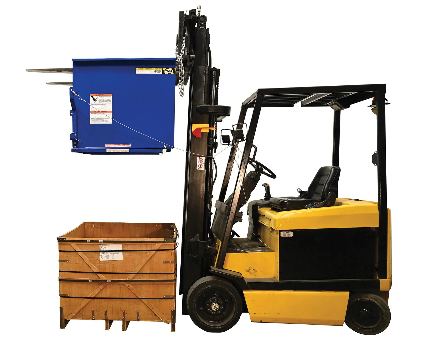 Vestil Manufacturing Corp Drop Bottom Hopper - Image 3