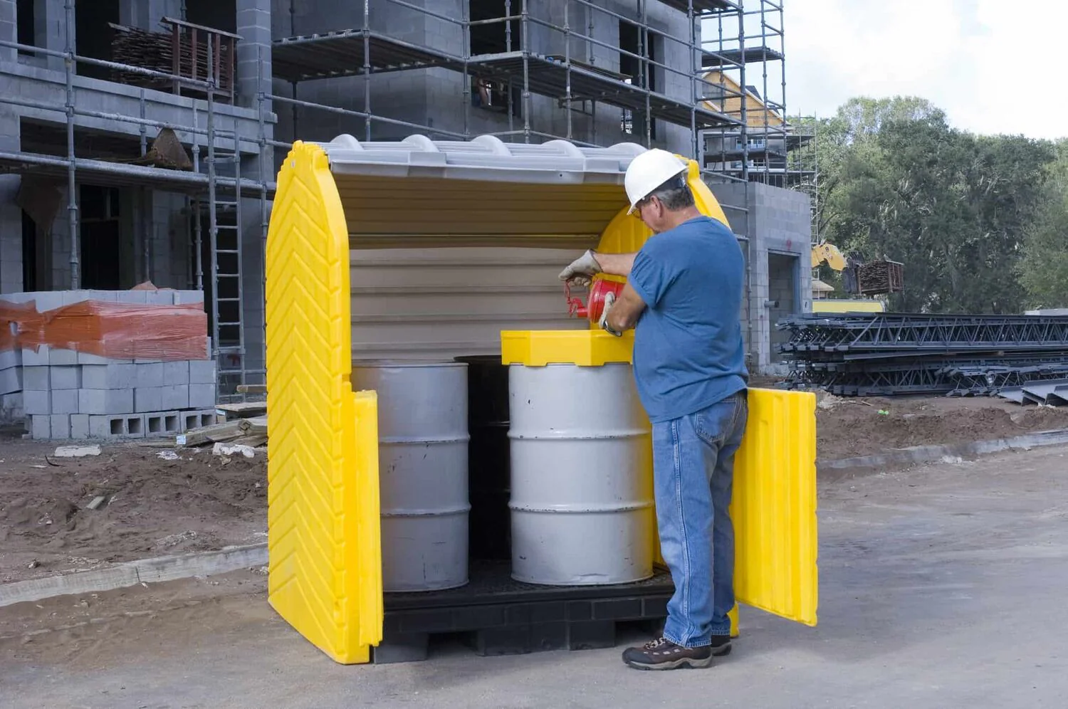 Vestil Manufacturing Corp Drum Storage Hard Top Containers - Image 6