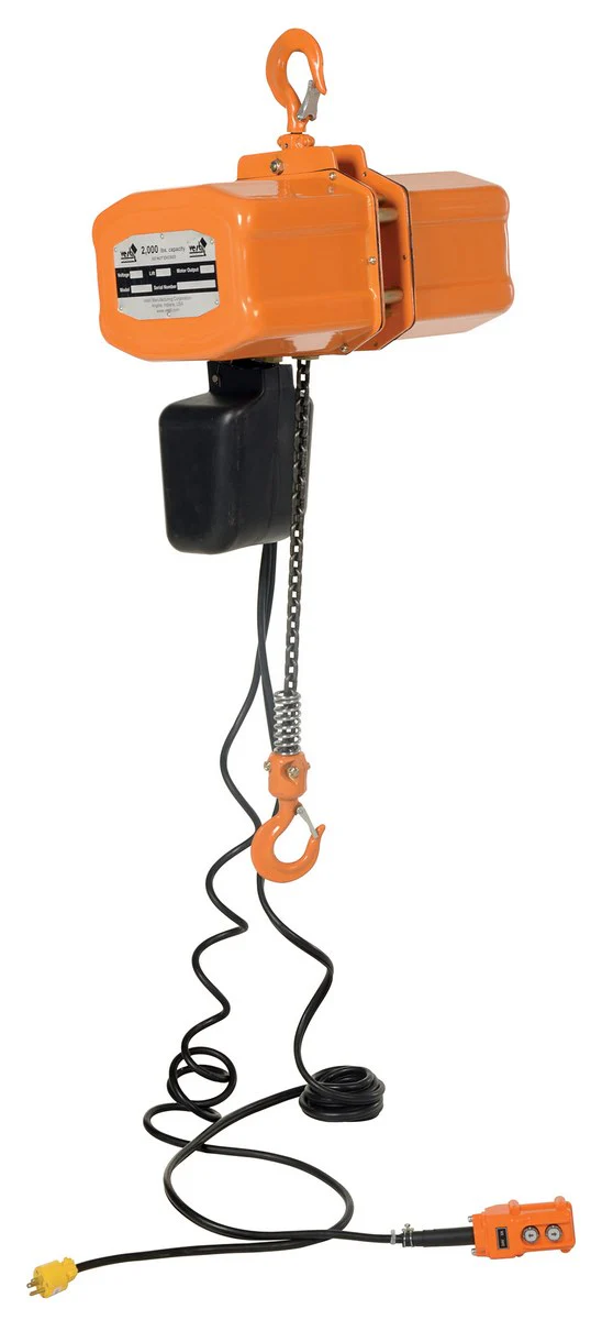 Vestil Manufacturing Corp Economy Chain Hoists with Chain Container - Image 4
