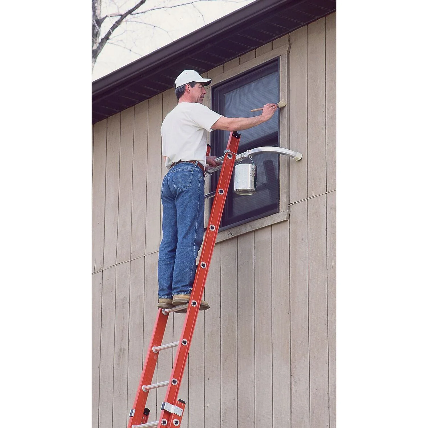 Vestil Manufacturing Corp Fiberglass Extension Ladders with Aluminum Rungs - Image 6