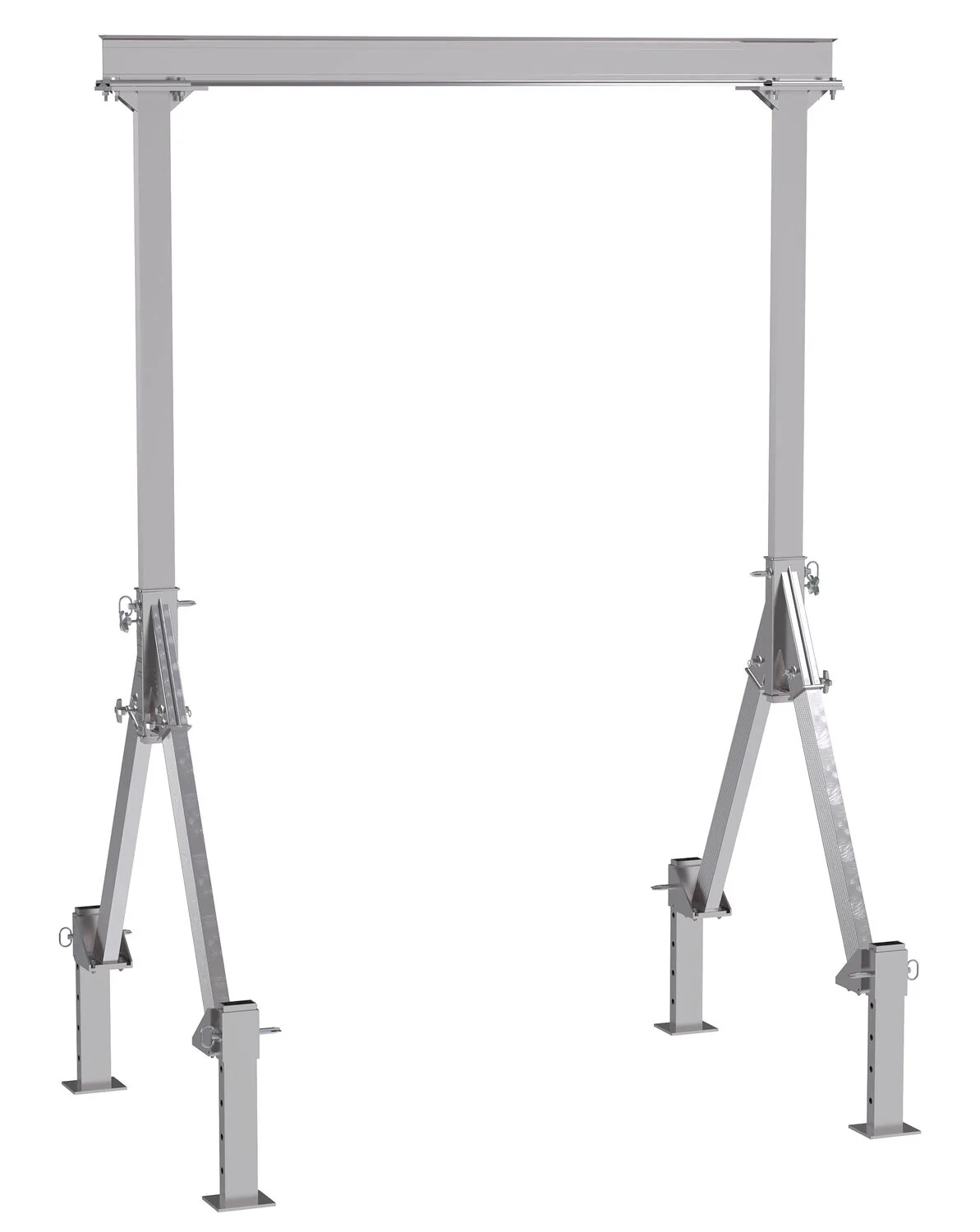 Vestil Manufacturing Corp Fixed Height Aluminum Gantry Cranes with Adjustable Leveling Option - Image 2