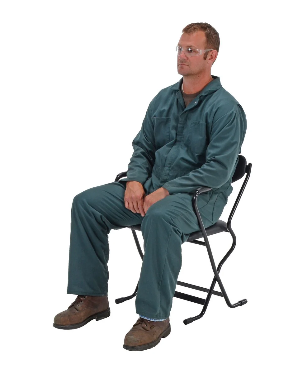 Vestil Manufacturing Corp Folding Arm Chair - Image 2