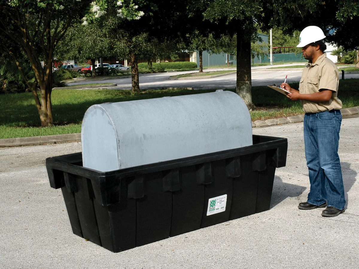 Vestil Manufacturing Corp Fuel Tank Containment with Drain