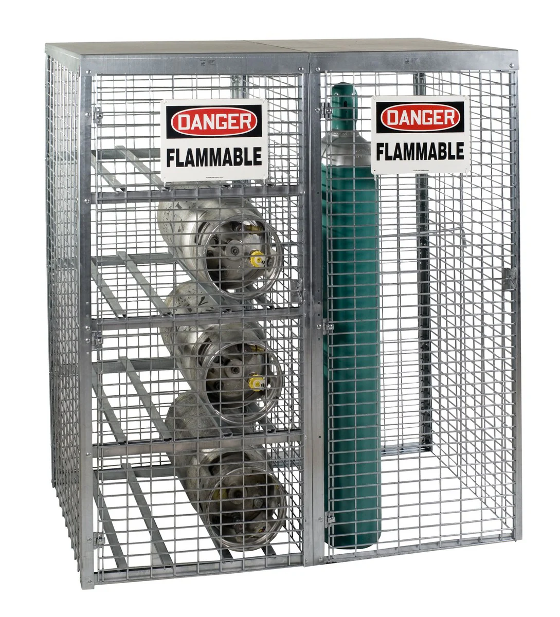 Vestil Manufacturing Corp Galvanized Cylinder Storage Cabinets - Image 3