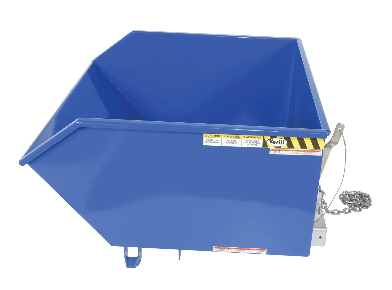 Vestil Manufacturing Corp H Style - Low Profile 90 degrees Self-Dumping Steel Hoppers - Image 5
