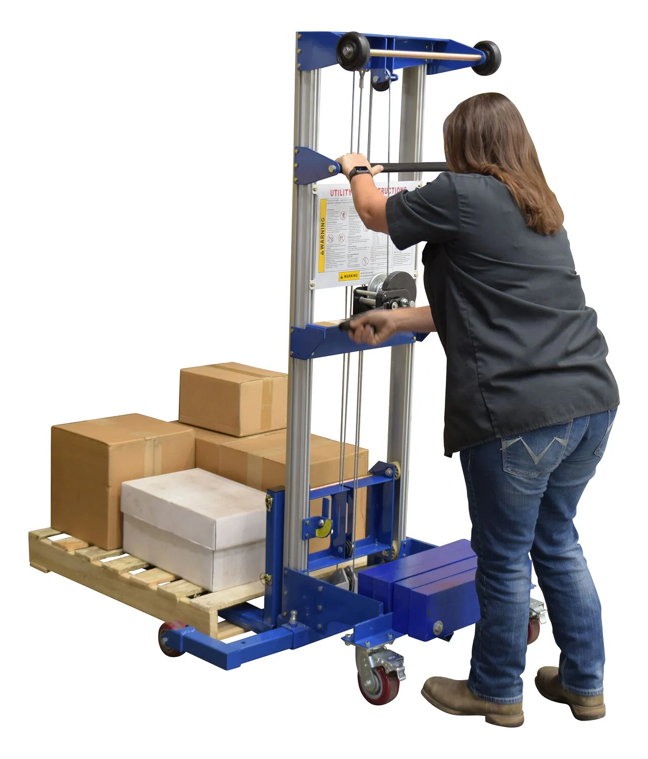 Vestil Manufacturing Corp Hand Winch Lift Trucks - Image 2