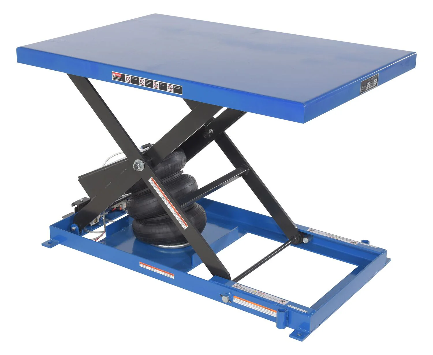 Vestil Manufacturing Corp Heavy-Duty Air Bag Scissor Lift Tables