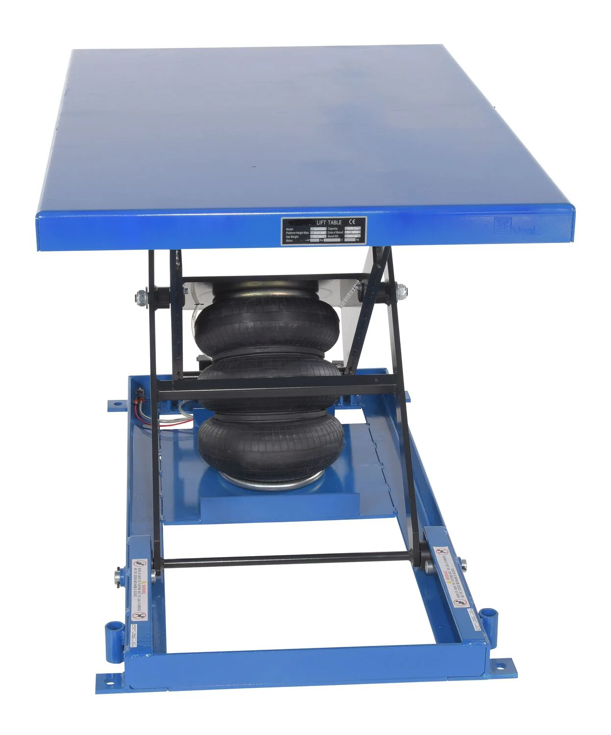 Vestil Manufacturing Corp Heavy-Duty Air Bag Scissor Lift Tables - Image 2