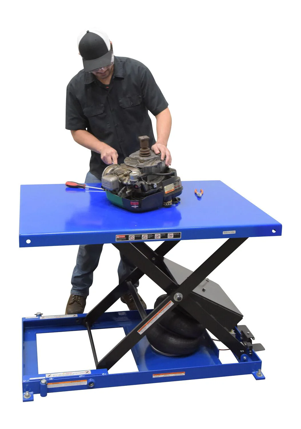 Vestil Manufacturing Corp Heavy-Duty Air Bag Scissor Lift Tables - Image 5