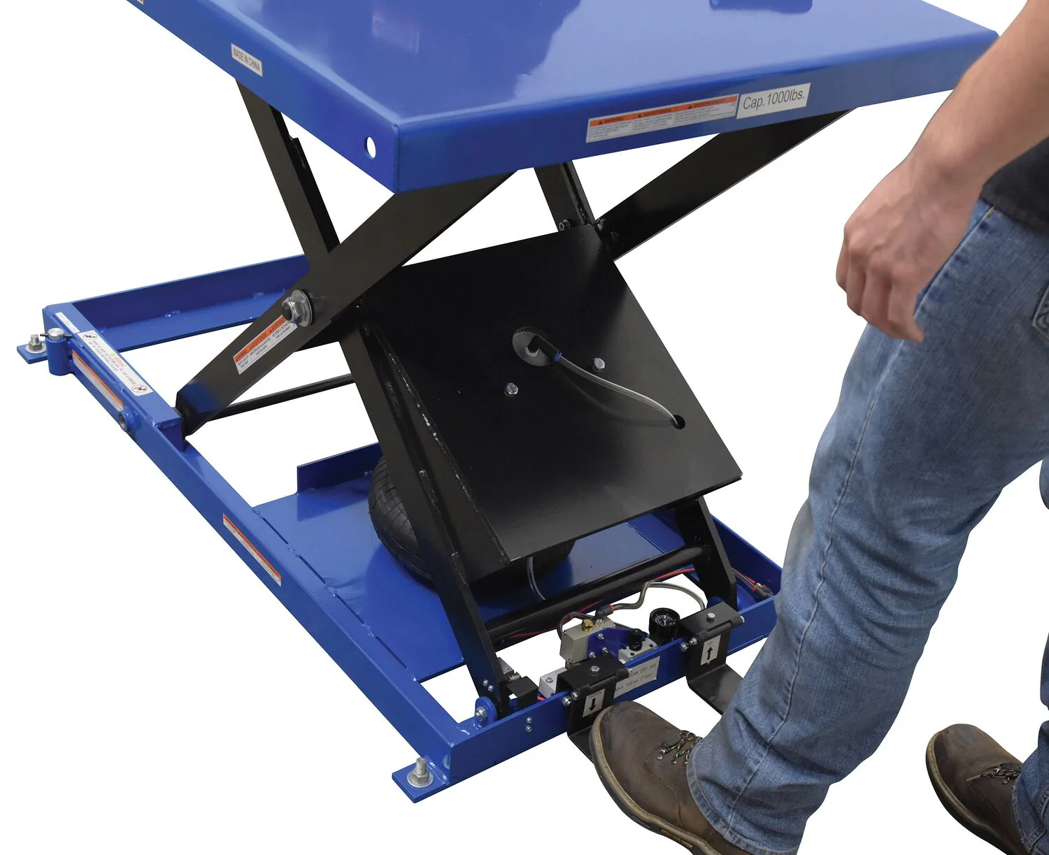 Vestil Manufacturing Corp Heavy-Duty Air Bag Scissor Lift Tables - Image 8