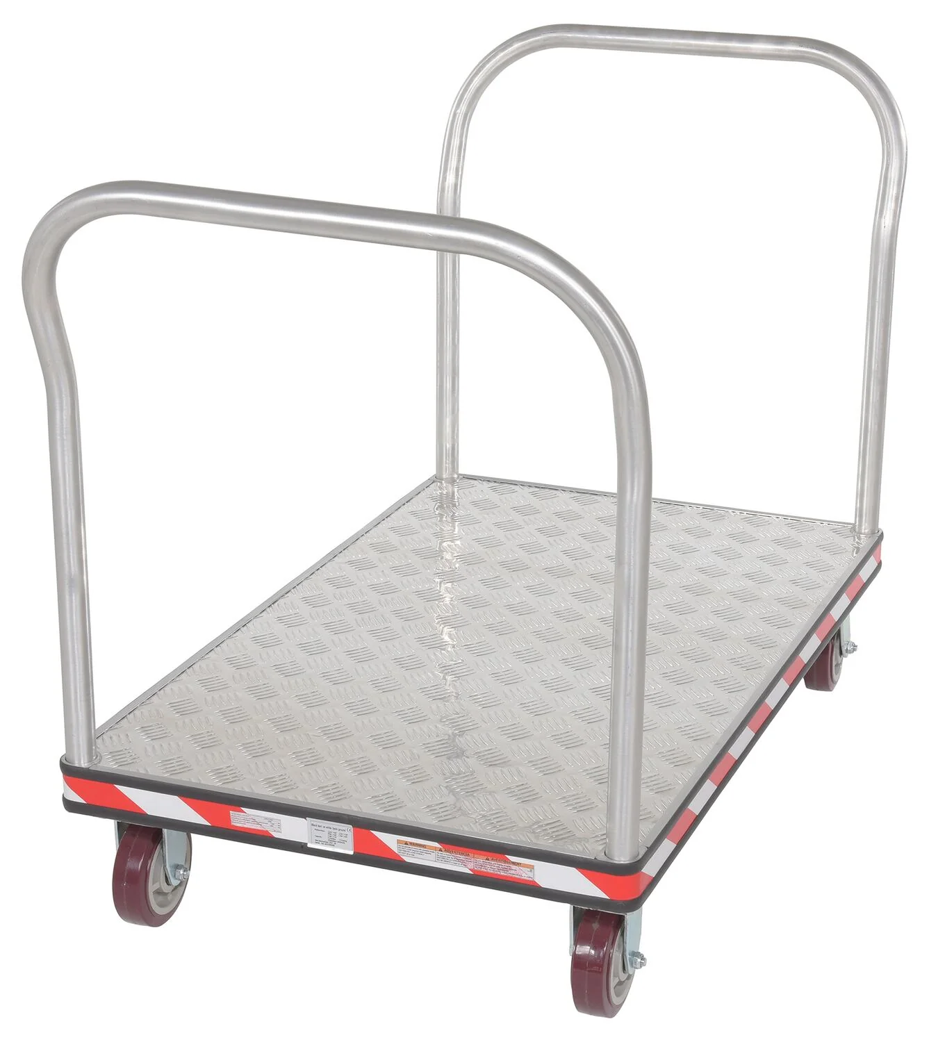 Vestil Manufacturing Corp Heavy Duty Aluminum Treadplate Platform Trucks - Image 4
