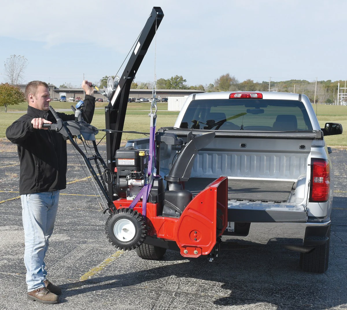 Vestil Manufacturing Corp Hitch-Mounted Truck Jib Crane