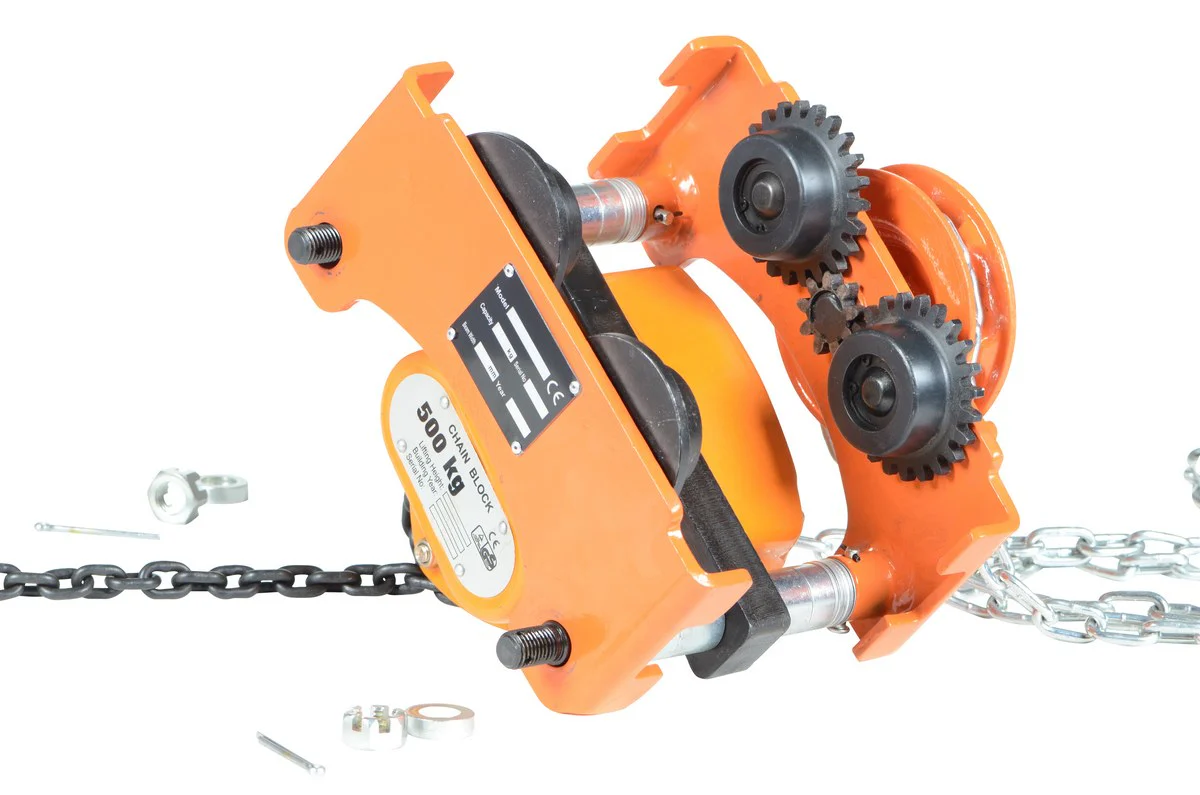 Vestil Manufacturing Corp Low Headroom Combination Chain Hoist/Trolley - Image 2