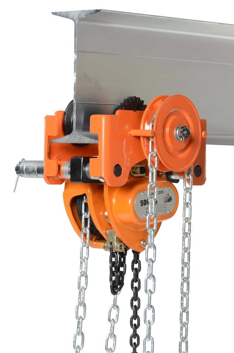 Vestil Manufacturing Corp Low Headroom Combination Chain Hoist/Trolley - Image 4