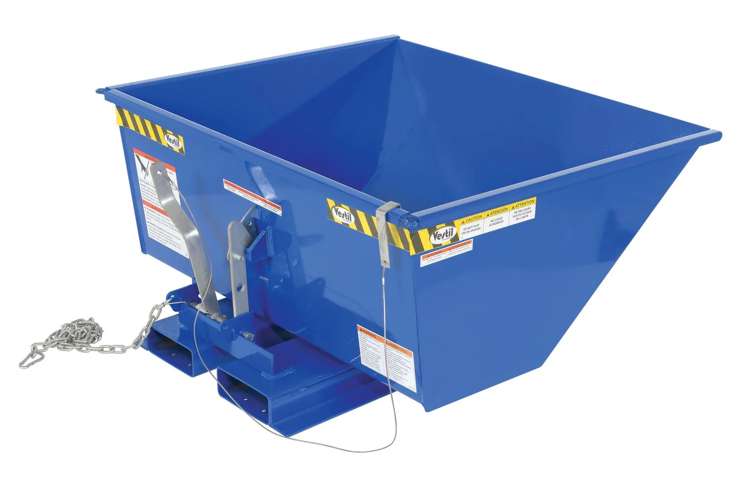 Vestil Manufacturing Corp Low Profile D-Style Self Dumping Hoppers - Image 2