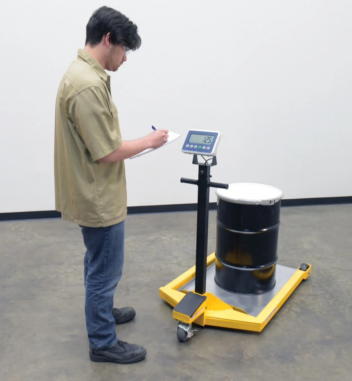 Vestil Manufacturing Corp Low Profile Portable Bin Scale - Image 8