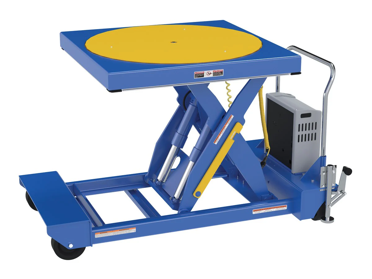 Vestil Manufacturing Corp Manual Built-In Carousel for Scissor Tables - Image 4