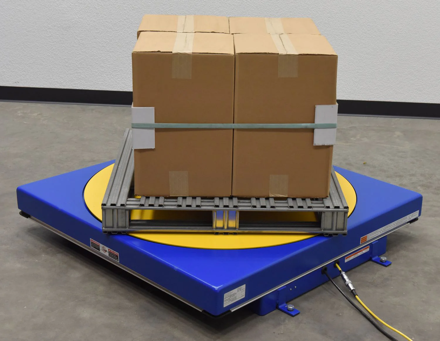 Vestil Manufacturing Corp Manual Built-In Carousel for Scissor Tables - Image 5