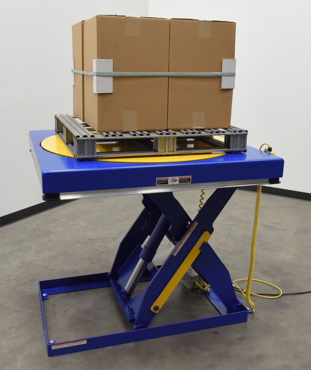 Vestil Manufacturing Corp Manual Built-In Carousel for Scissor Tables - Image 8