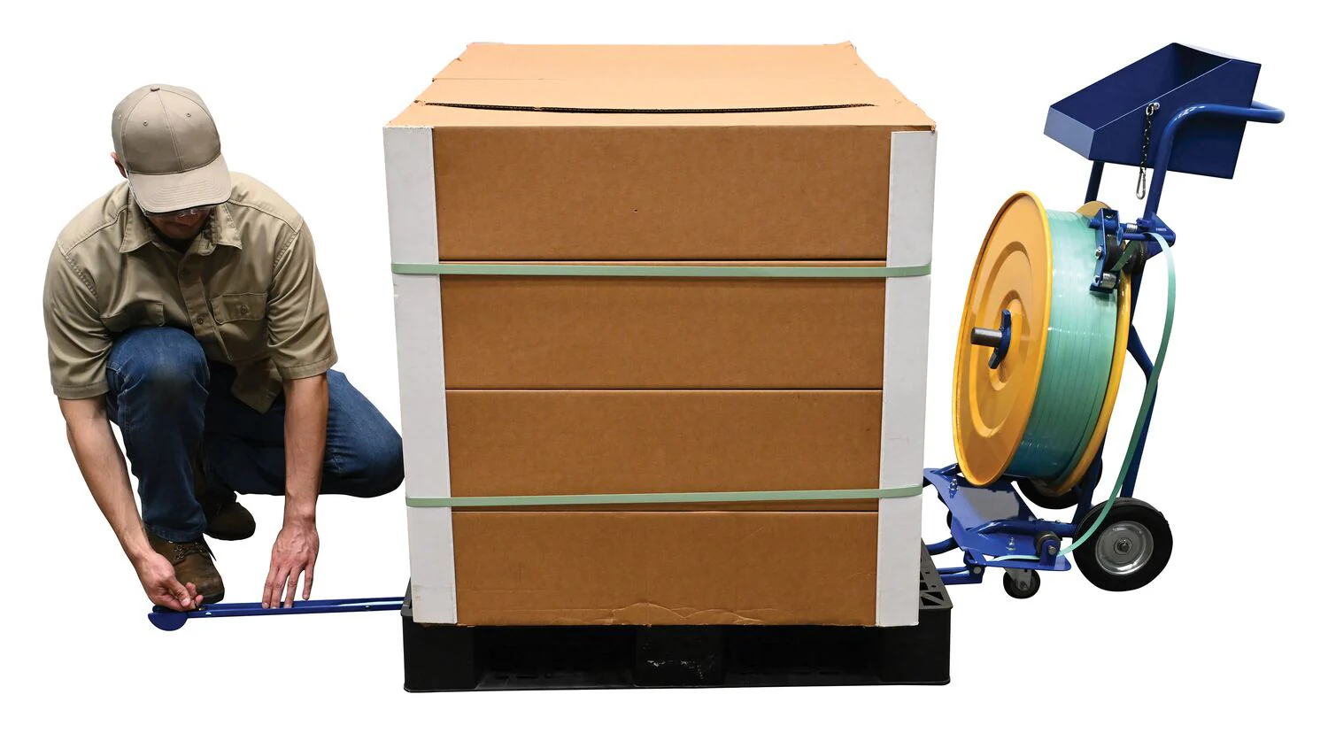 Vestil Manufacturing Corp Manual Pallet Probe Strapping Cart - Image 7