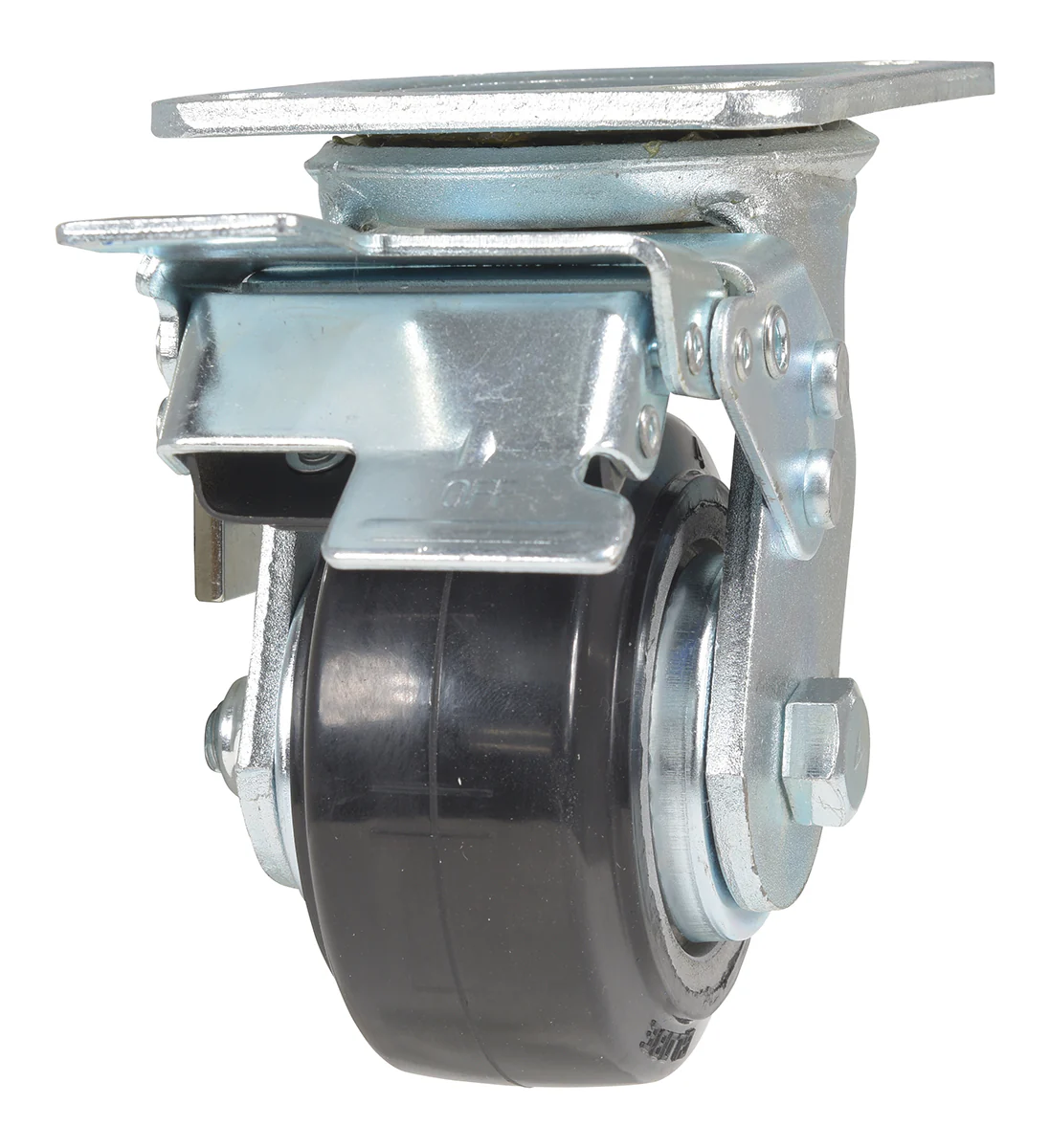 Vestil Manufacturing Corp Mold On Rubber (On Aluminum) Casters - Image 3