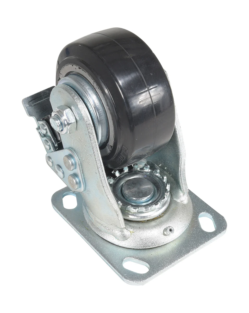Vestil Manufacturing Corp Mold On Rubber (On Aluminum) Casters - Image 5