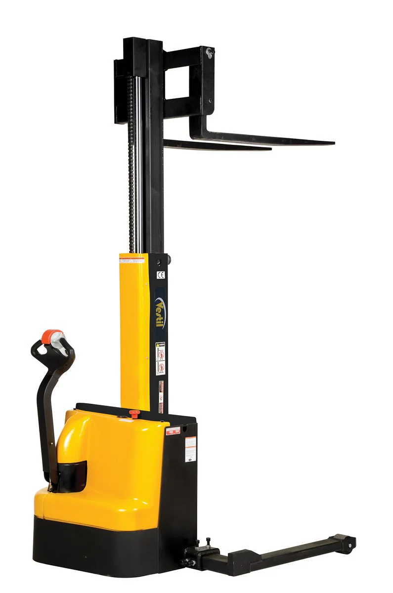Vestil Manufacturing Corp Narrow Mast Stackers with Powered Drive and Powered Lift