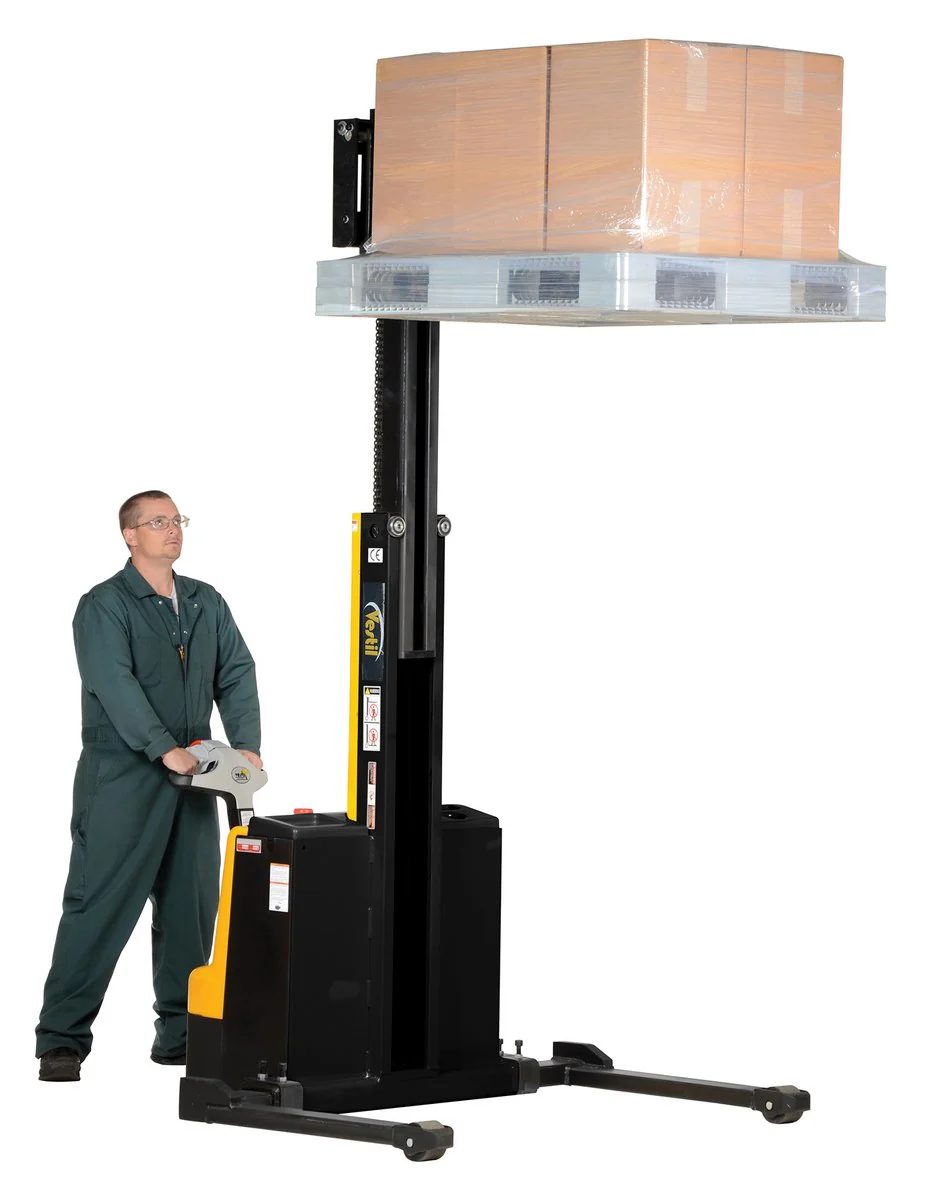 Vestil Manufacturing Corp Narrow Mast Stackers with Powered Drive and Powered Lift - Image 2