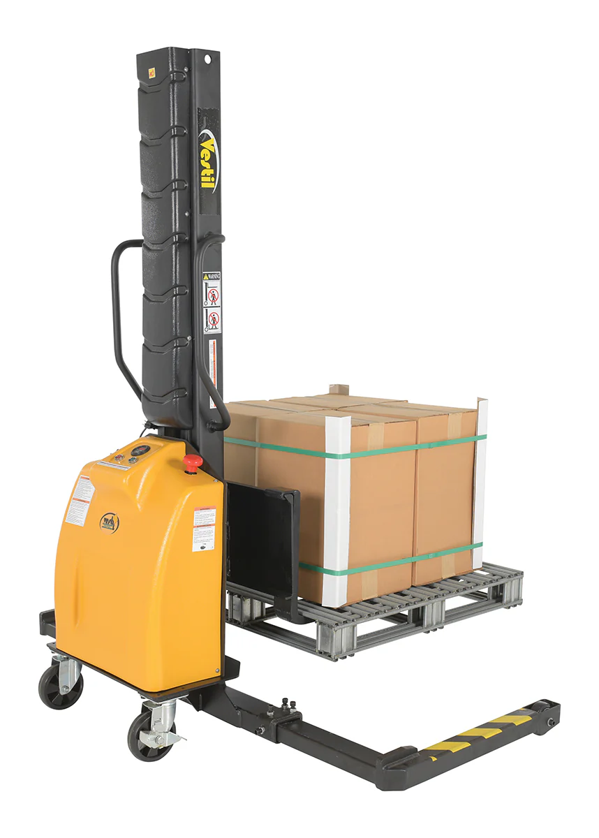 Vestil Manufacturing Corp Narrow Mast Stackers with Powered Lift