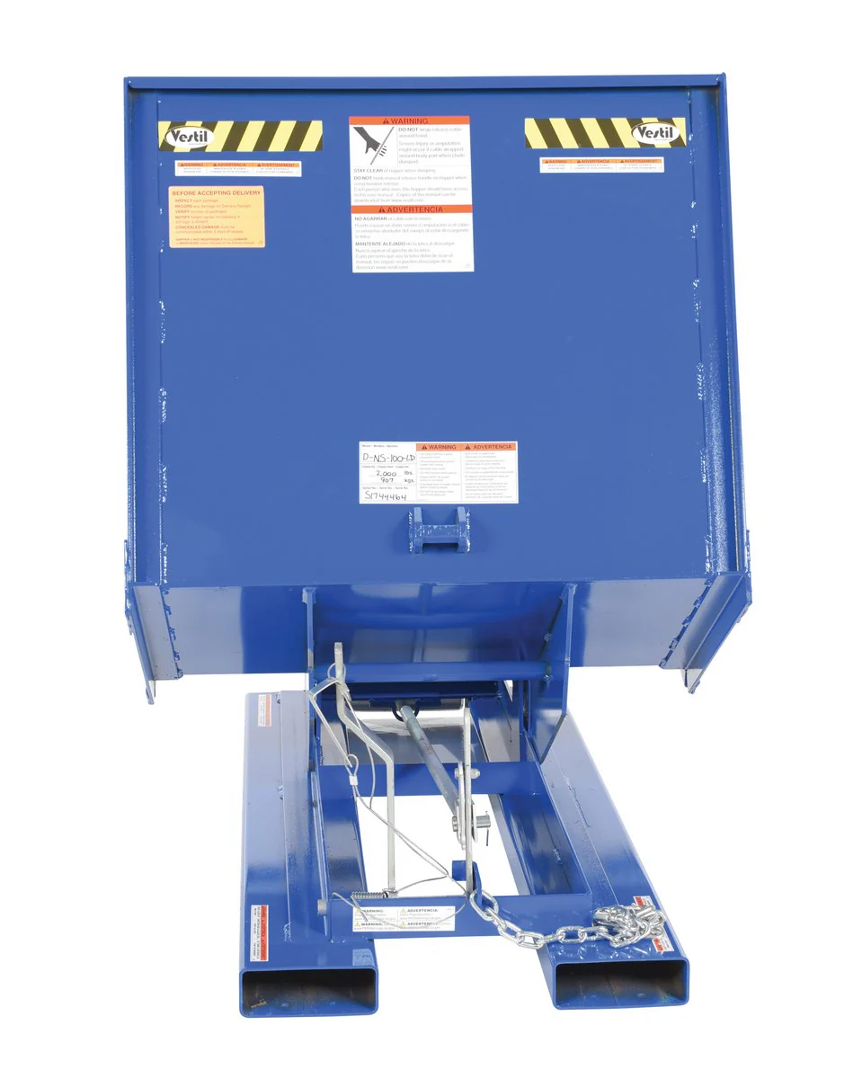 Vestil Manufacturing Corp Open Side Hopper - Image 5