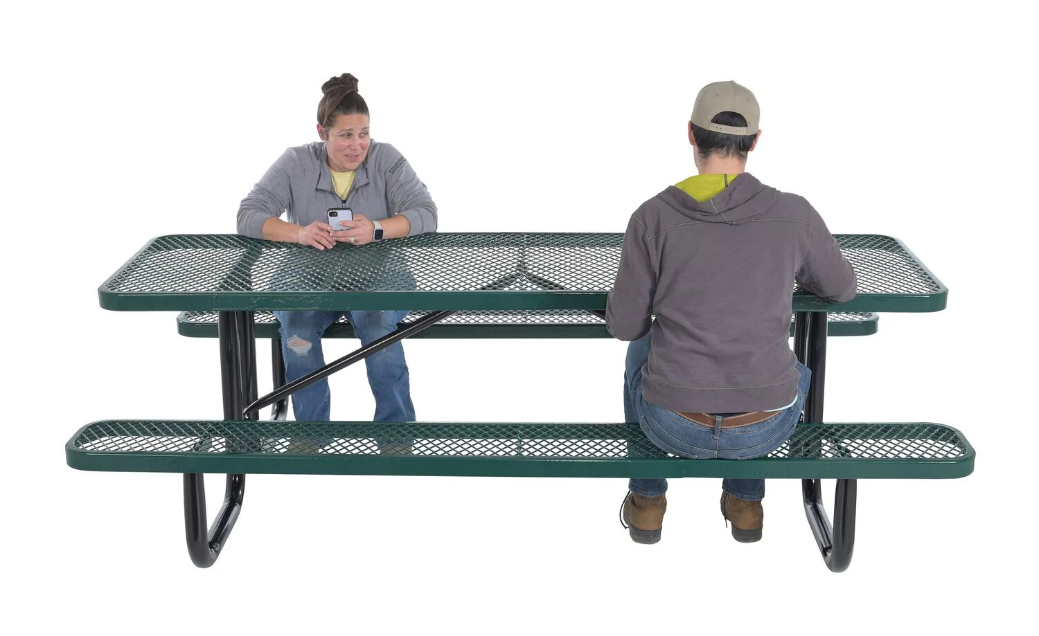 Vestil Manufacturing Corp Picnic Tables - Steel Mesh - Image 6
