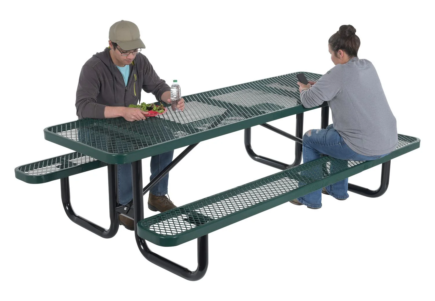 Vestil Manufacturing Corp Picnic Tables - Steel Mesh - Image 7