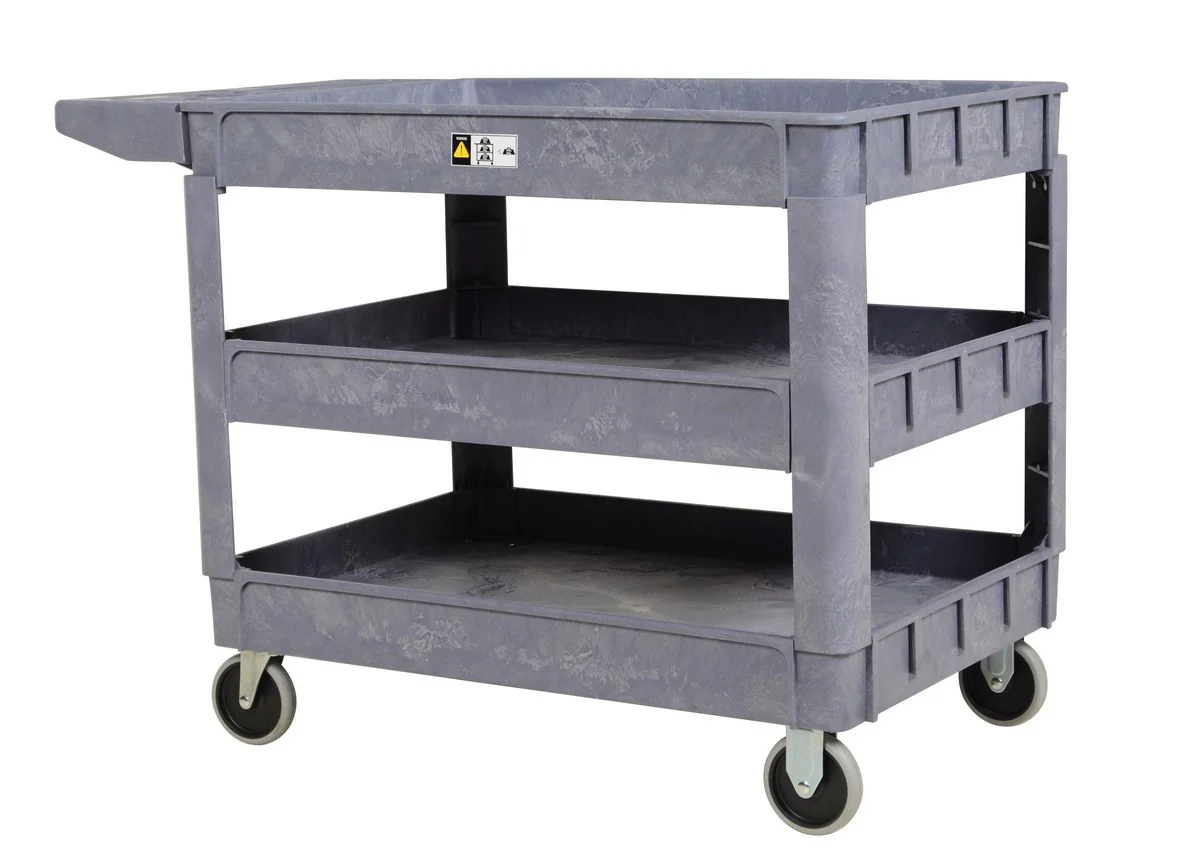 Vestil Manufacturing Corp Plastic Utility Service Carts