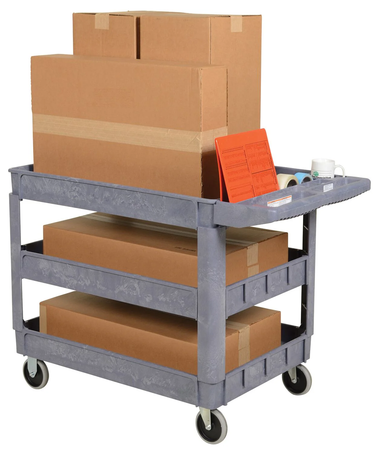 Vestil Manufacturing Corp Plastic Utility Service Carts - Image 7