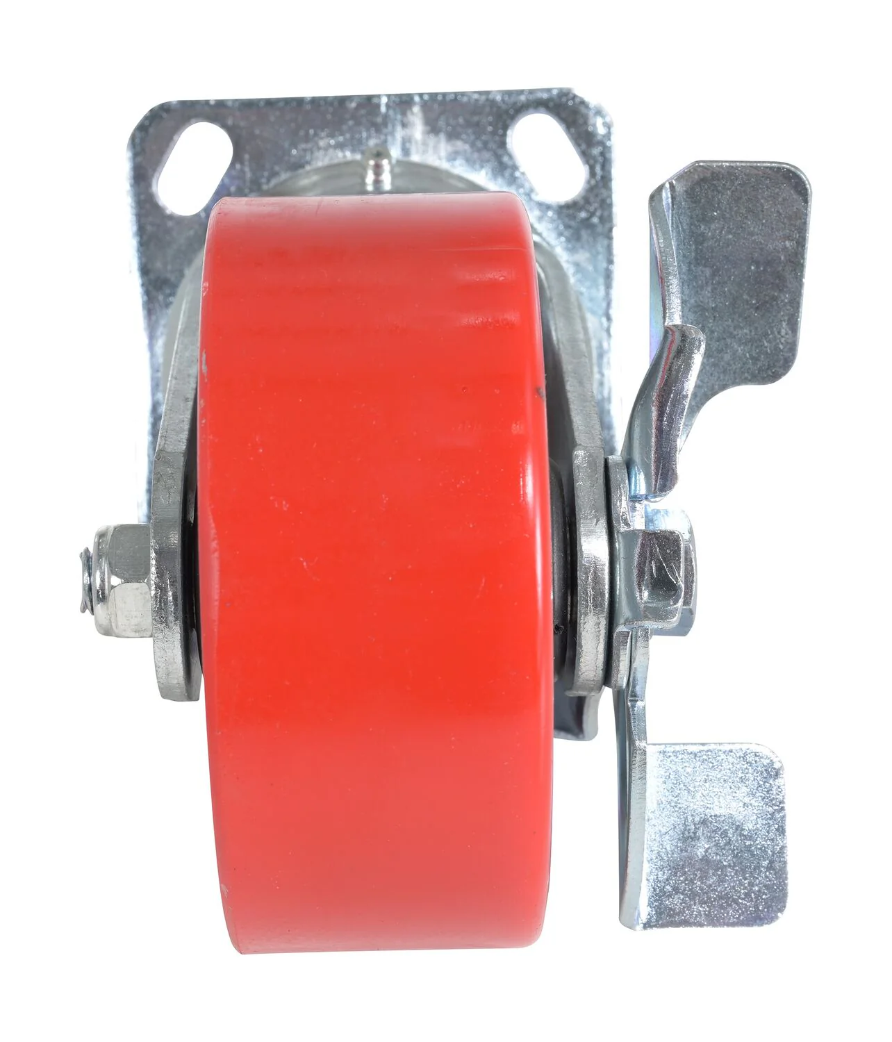 Vestil Manufacturing Corp Polyurethane Casters (Red Tread) - Image 5