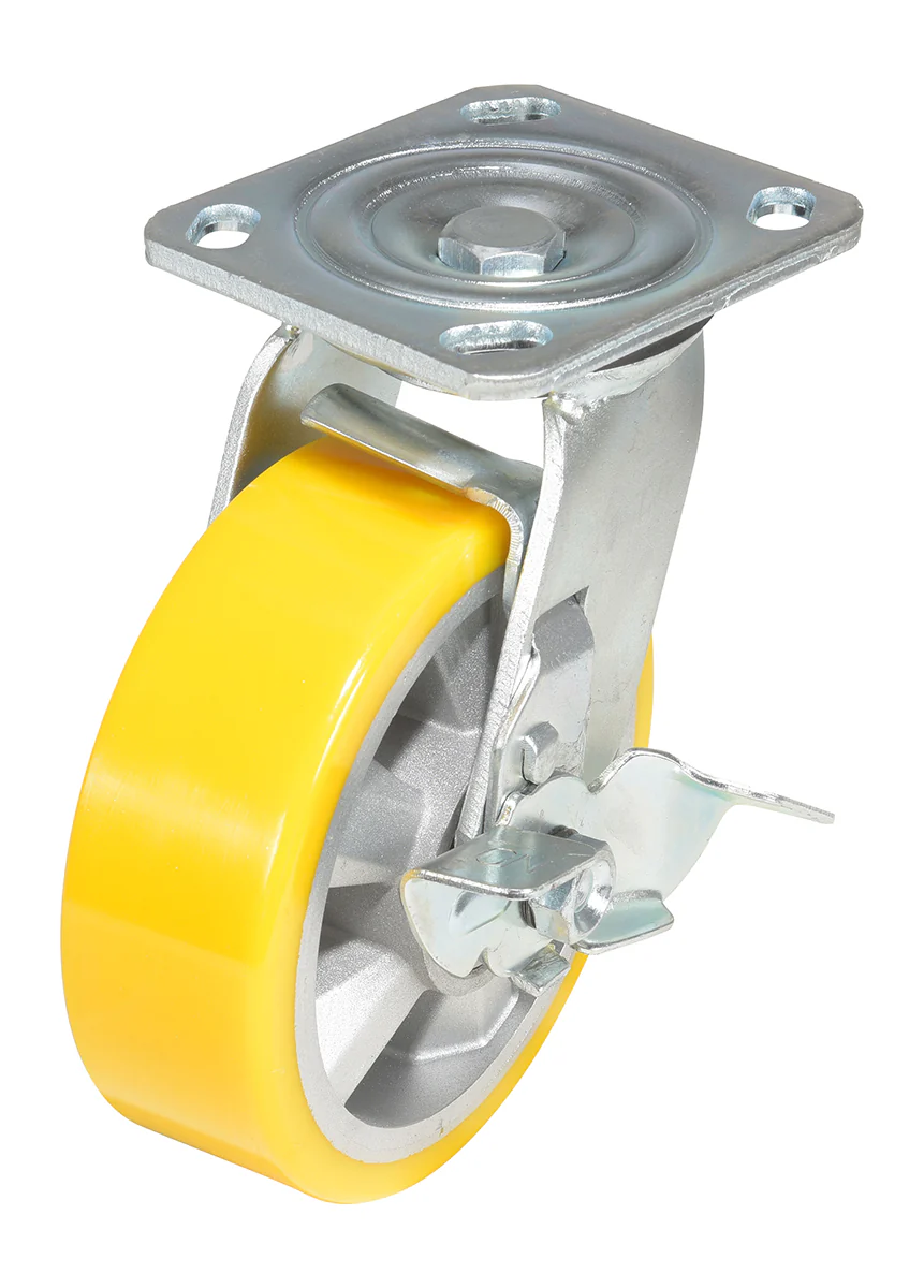 Vestil Manufacturing Corp Polyurethane Casters (Yellow) - Image 2