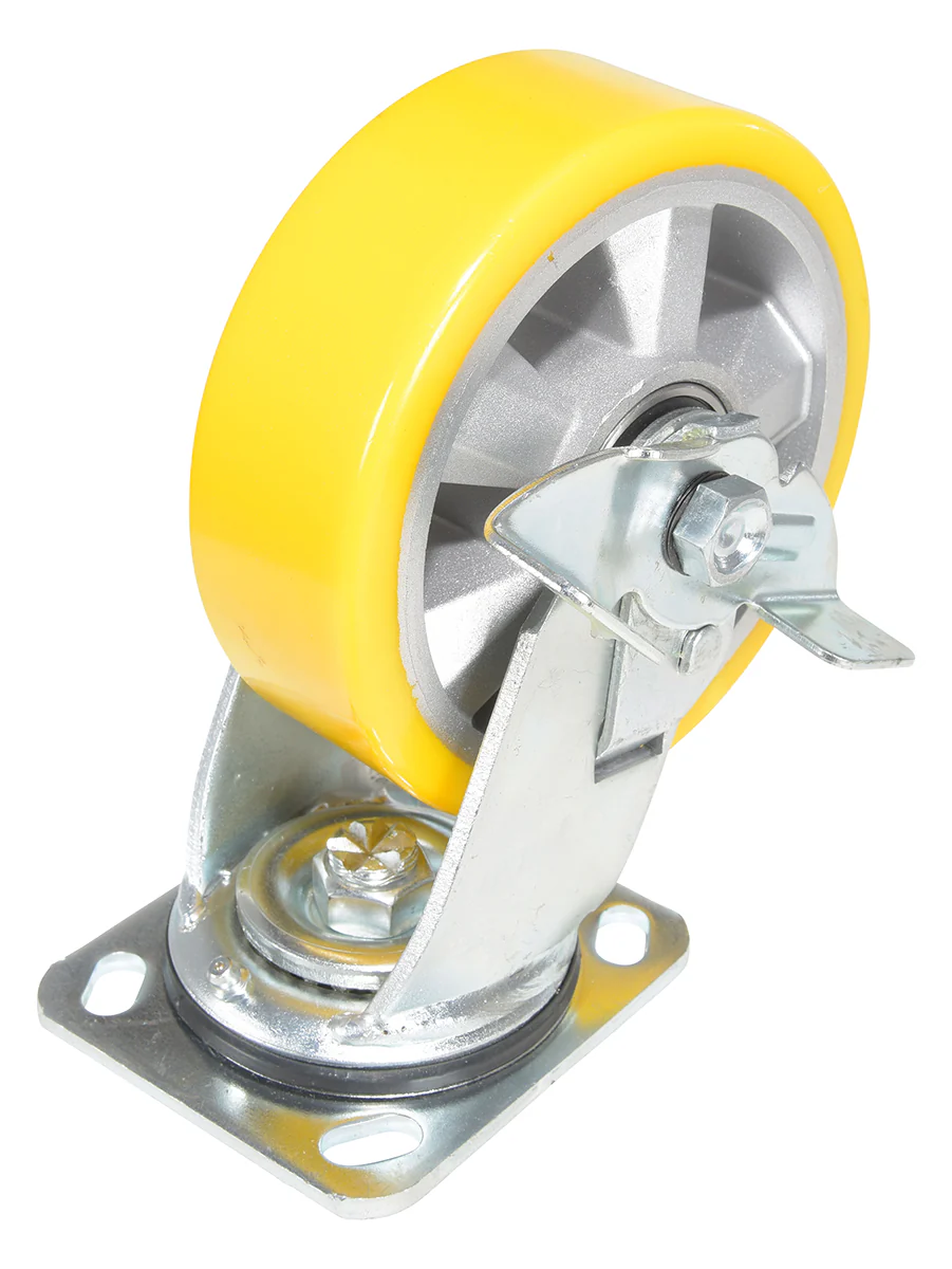 Vestil Manufacturing Corp Polyurethane Casters (Yellow) - Image 4