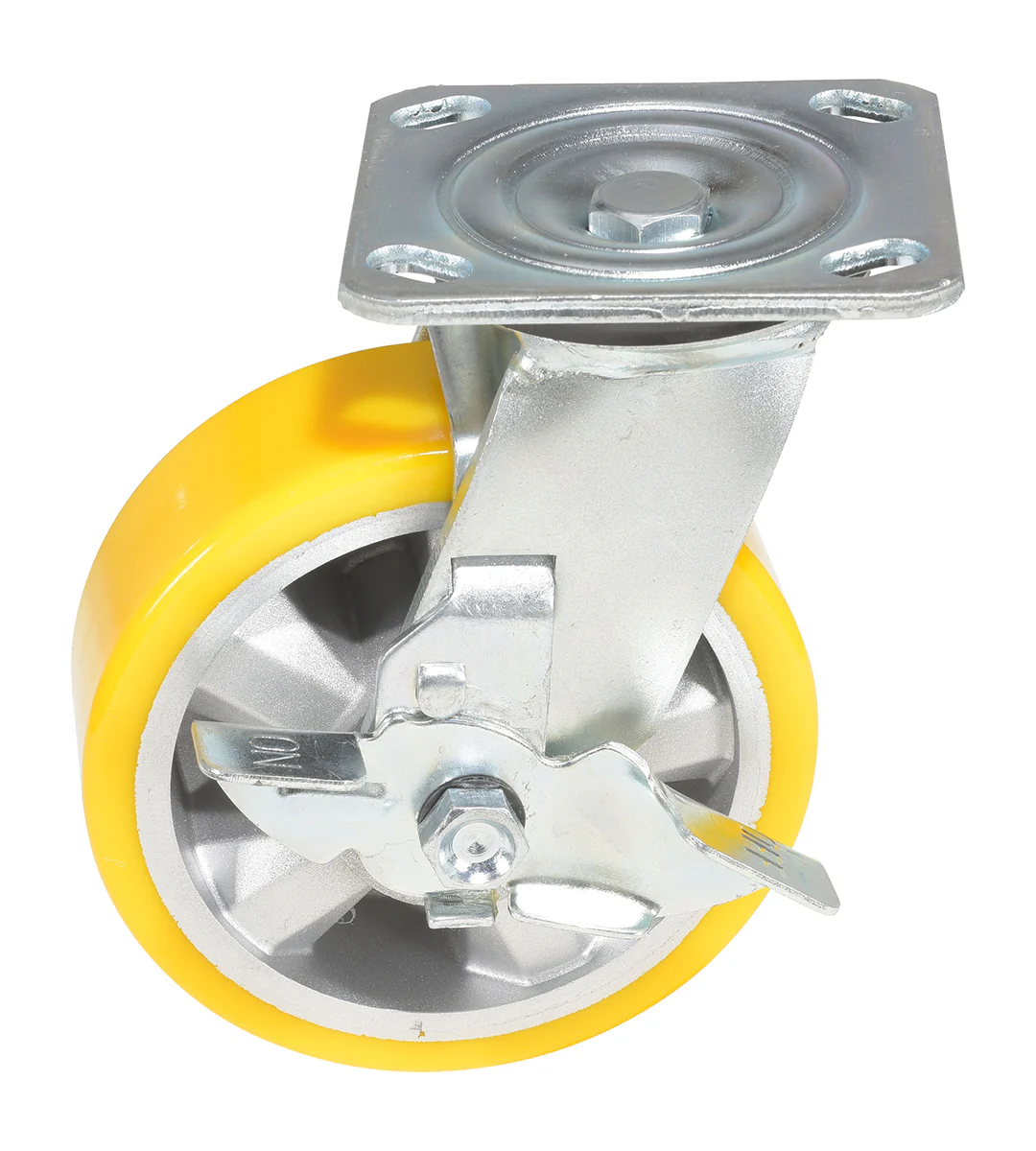 Vestil Manufacturing Corp Polyurethane Casters (Yellow) - Image 5
