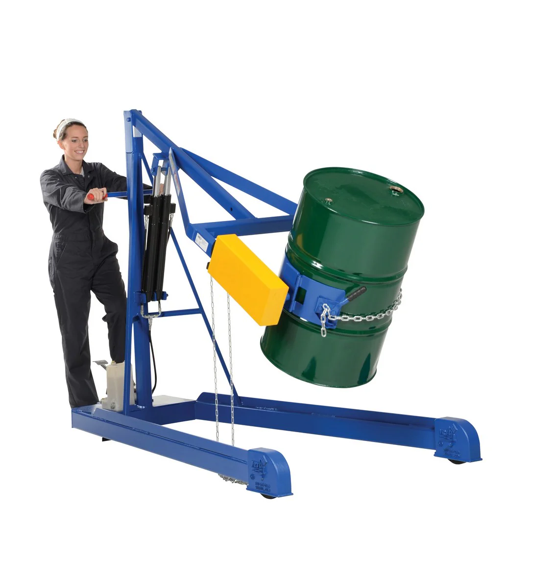 Vestil Manufacturing Corp Portable Hydraulic Drum Carrier/Rotator/Booms