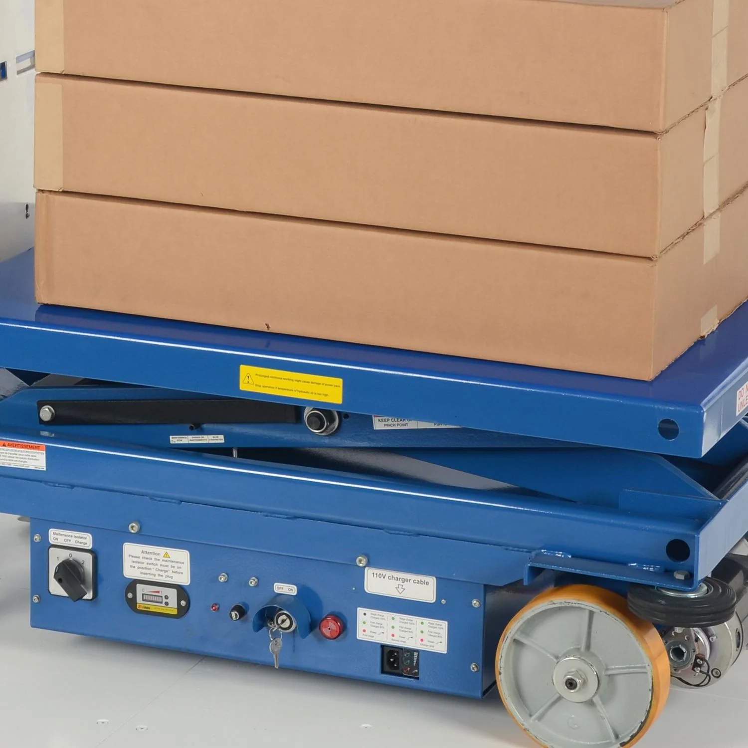 Vestil Manufacturing Corp Powered Drive and Powered Lift Hydraulic Scissor Carts - Image 7