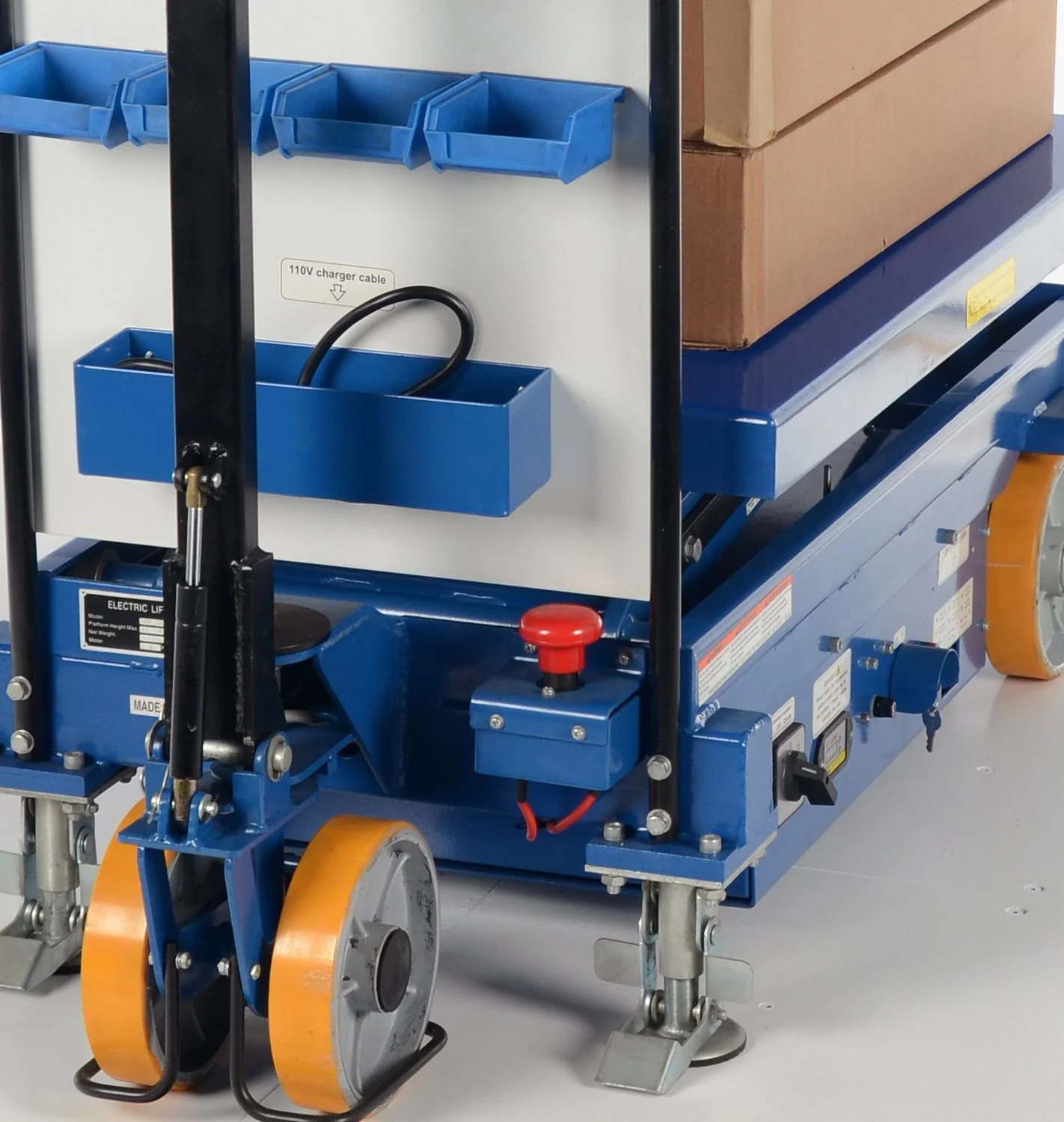 Vestil Manufacturing Corp Powered Drive and Powered Lift Hydraulic Scissor Carts - Image 8