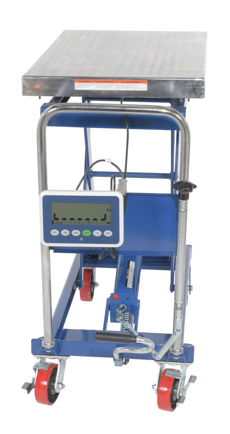Vestil Manufacturing Corp Scissor Carts with Built-In Scale