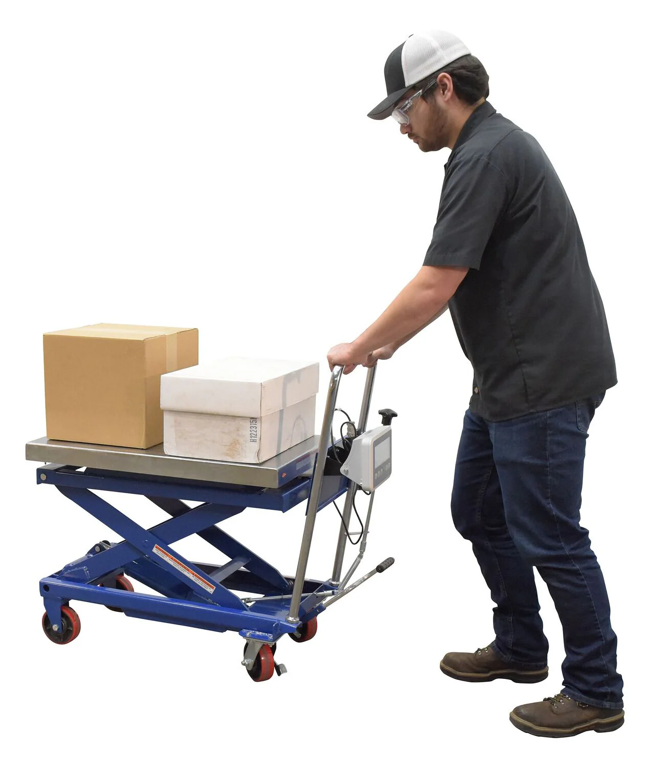 Vestil Manufacturing Corp Scissor Carts with Built-In Scale - Image 5