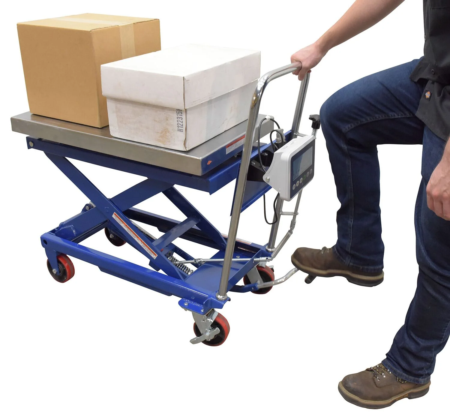 Vestil Manufacturing Corp Scissor Carts with Built-In Scale - Image 7