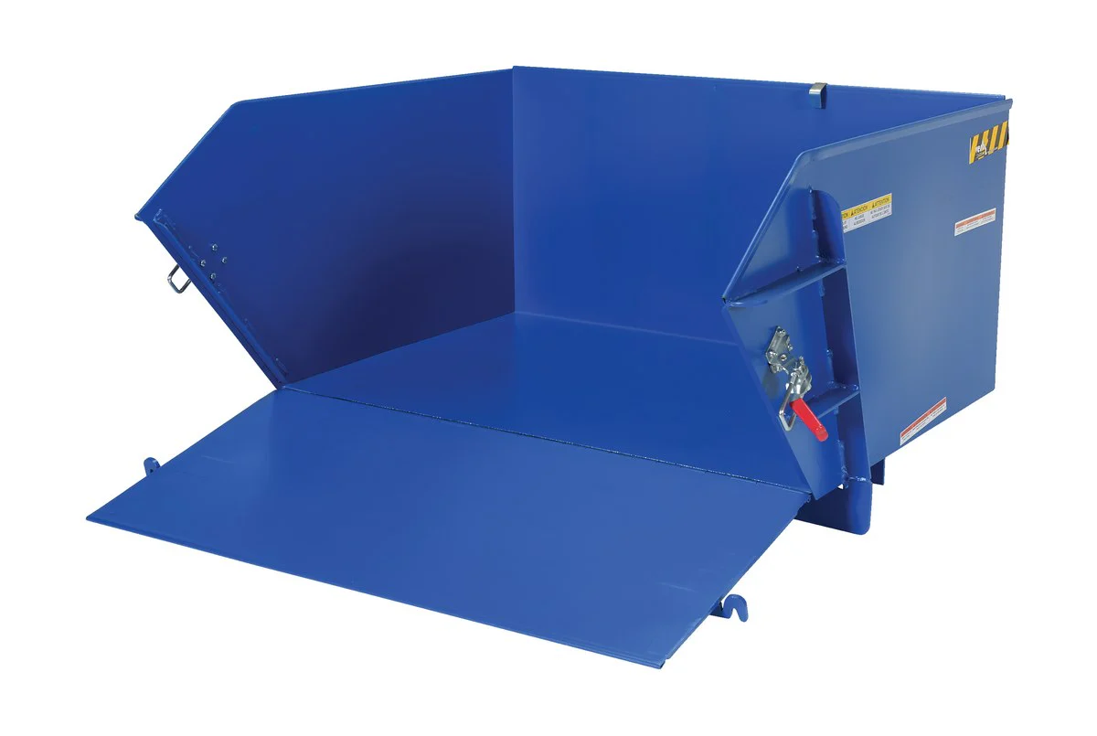 Vestil Manufacturing Corp Self-Dumping Steel Hoppers with Fold Down Front
