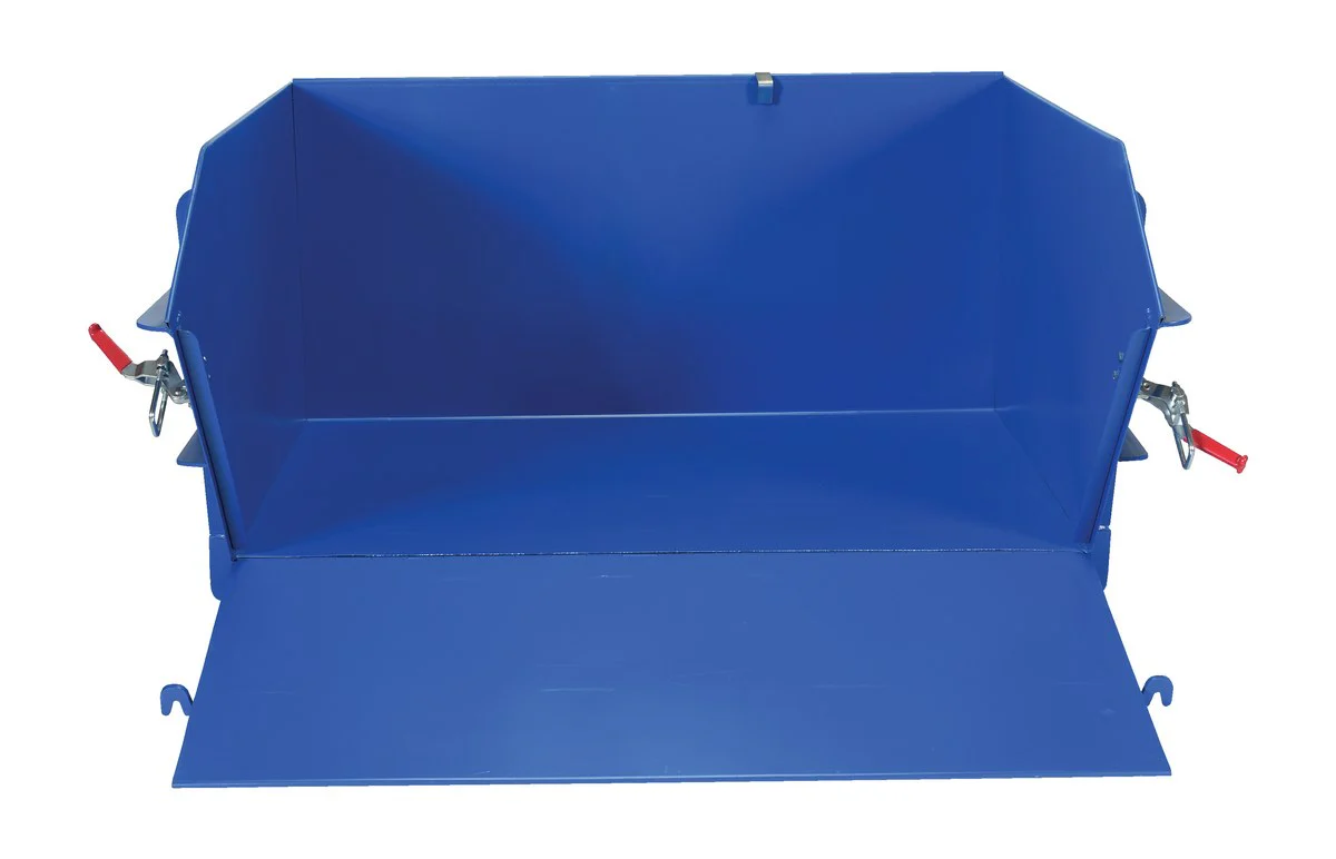 Vestil Manufacturing Corp Self-Dumping Steel Hoppers with Fold Down Front - Image 4