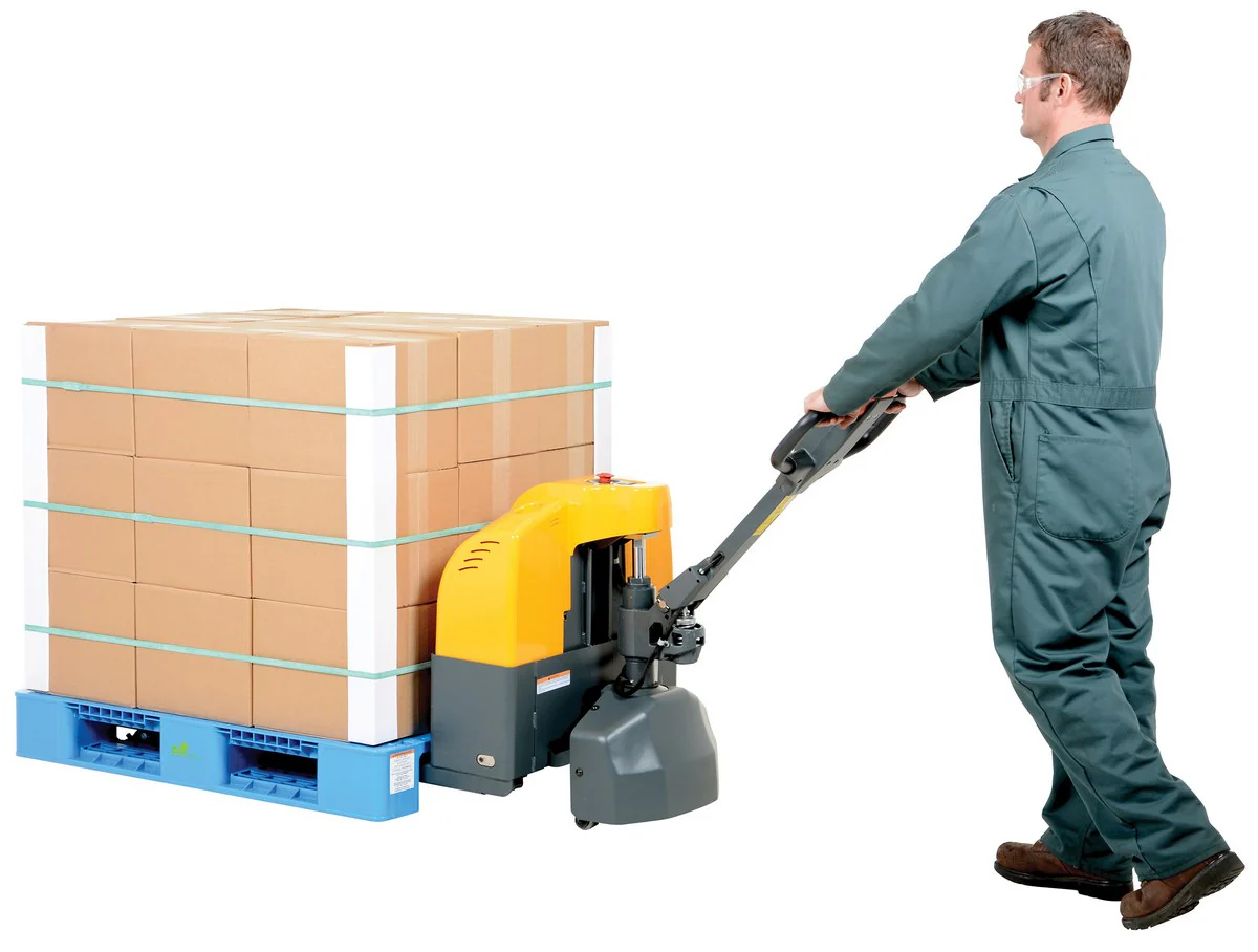 Vestil Manufacturing Corp Semi-Electric Pallet Truck - Image 5