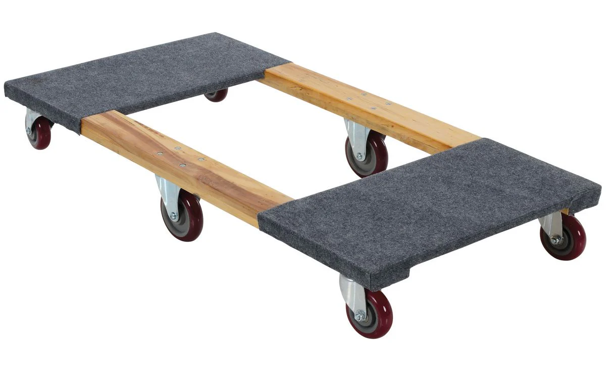 Vestil Manufacturing Corp Six-Wheel Wooden Mover Dollies